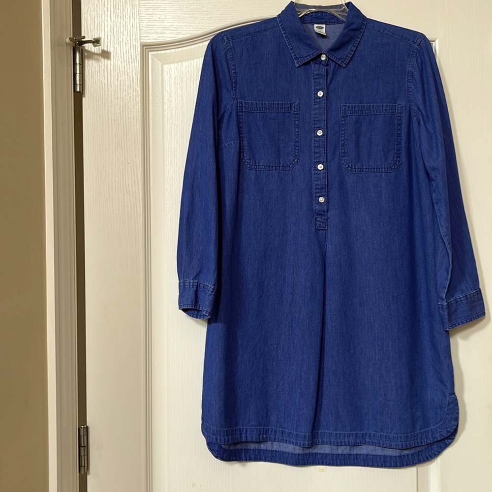 Old Navy Denim Shirt Dress